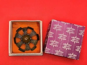  BERNSTEIN ANSTECKNADEL BROSCHE Sowjetisch Vintage Sowjet UdSSRin OVP - Bild 1 von 7