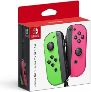 Nintendo Genuine Joy-Con L Neon Green/R Neon Pink - Picture 1 of 1