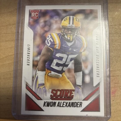 2015 Panini Score Kwon Alexander RC #360 Tampa Bay Buccaneers - Image 1 of 2