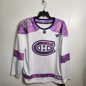 Montreal Canadiens Hockey Fights Cancer 2024 Jersey Mens Large NHL MSRP $129.99 - Picture 1 of 12
