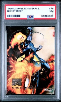 PSA 7 1996 Marvel Masterpieces #76 Ghost Rider NM - Image 1 of 2