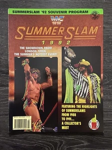 WWF Program - SummerSlam 1992 Magazine - Randy Savage Ultimate Warrior - Picture 1 of 3