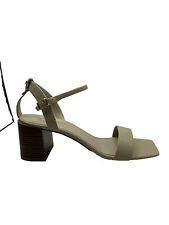 Charles And Keith Block Heel Sandals Beige Women’s Size UK 5 EUR 38