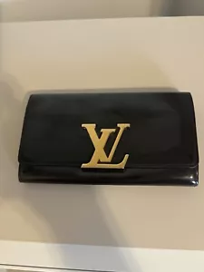 Louis Vuitton Vernis 2015Ca0145 vintage Black Noir Gold Hardware Patent Leather - Picture 1 of 7