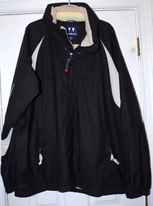 New Men's Weather Tamer Winter Coat Jacket Black White Vintage 2xl Snow - Picture 1 of 3