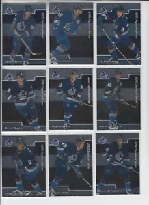 01/02 BAP Signature Series Vancouver Canucks 9 Cards - Sedin Naslund Kurtz RC + - Picture 1 of 2
