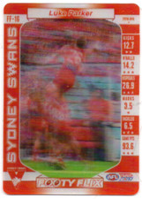 2017 AFL TEAMCOACH (3D FOOTY FLIX) INSERT CARD - FF-16 Luke PARKER (SYDNEY)
