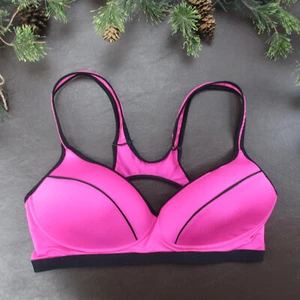 Joe Boxer Bra 38D Pink Padded Wireless Adjustable Clasp Back - Picture 1 of 11