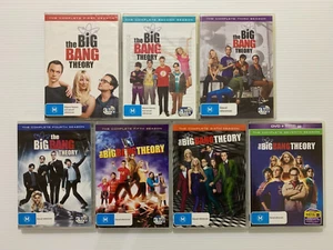 The Big Bang Theory DVD Season 1 2 3 4 5 6 7 PAL Region 4 Comedy TV Series VGC - Picture 1 of 6