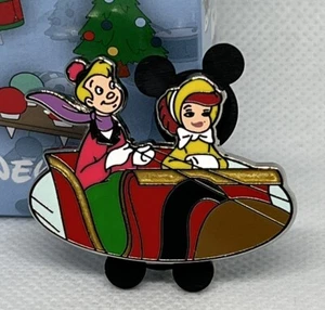 Disney 2022 Christmas Holiday Mystery Pin Joe & Jenny Once Upon a Wintertime - Picture 1 of 4