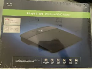 CISCO Linksys E1200-NP N300 Wi-Fi Wireless-N Technology Parental Controls 4PORTS - Picture 1 of 3