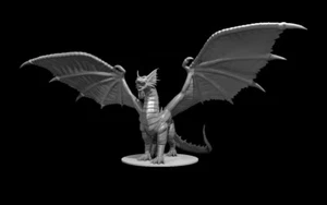 Aspecto de Bahamut para D&D Dungeons and Dragons Pathfinder DND Mini - Imagen 1 de 1