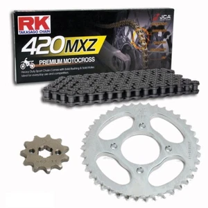 Chain Set Kawasaki KLX 110 10-20 Chain RK 420 Mxz 90 Open 13/38 - Picture 1 of 4