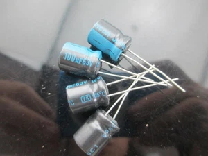 50pcs JAMICON TK 63v 100uf 10x12.5mm electrolytic Capacitor 105°C - Picture 1 of 3