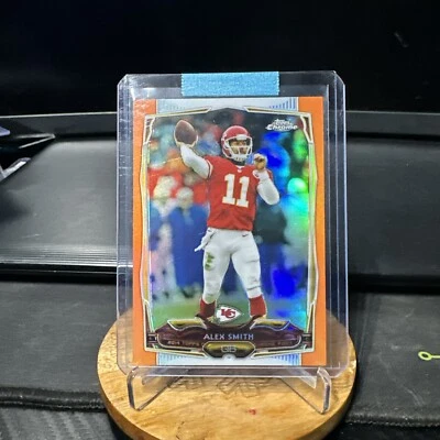 2014 Topps Chrome Orange Refractor #54 Alex Smith -Kansas City Chiefs QB - Image 1 of 2