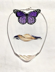 Juego de COLLAR + BRAZALETE de plata Stg Jens J AAGAARD (JAa)🤗Lovelinks diseñador - Imagen 1 de 23