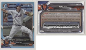 2018 Bowman Draft Chrome Sky Blue Refractor /402 Adam Hill #BDC-154