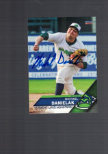 Michael Danielak Vermont Lake Monsters Signed 2018 Card W/Our COA