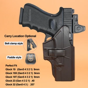 G19 G23 G32 Holster OWB For Glock 19 19X 19M 19C 19T 23 32 Gen 1-5 Holster - Picture 1 of 9