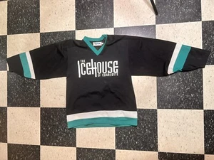 Vintage CHARLOTTE ICEHOUSE logo ice hockey jersey small #13 North Carolina - Picture 1 of 7