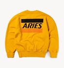 Aries Arise Mustard Yellow Credit Card Sweatshirt Unisex Sz L