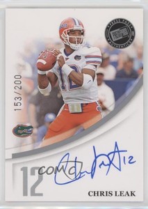 2007 Press Pass Signings Silver /200 Chris Leak Rookie Auto RC