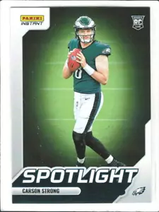 2022 Panini Instant Spotlight Rookies Carson Strong RC/603 #SR-42 Eagles - Foto 1 di 1