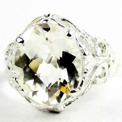 Silver Topaz, 925 Sterling Silver Ladies Ring, SR114 - Image 1 of 4