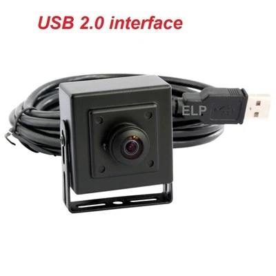Micrófono compatible con cámara USB de 1 MP corte IR 720P cámara web con lente ojo de pez de 170 grados Foto 1 de 4