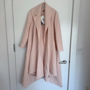 Oscar de la renta Pink Long Coat - Picture 1 of 7