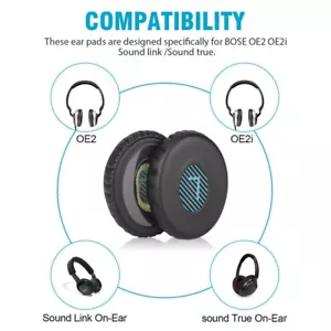 Cuscinetti auricolari schiuma per BOSE OE2 OE2i collegamento audio cuffie auricolari cuscino di ricambio - Foto 1 di 4