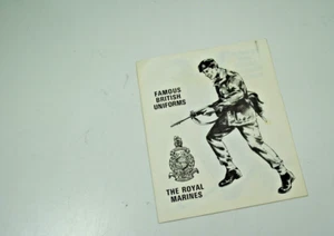 ACTION MAN VINTAGE PALITOY PAPERWORK " THE ROYAL MARINES " - Picture 1 of 3