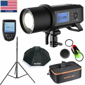 US Godox AD400Pro 400Ws TTL Studio Outdoor Flash +Trigger+BD-08+Softbox f Nikon - Picture 1 of 12