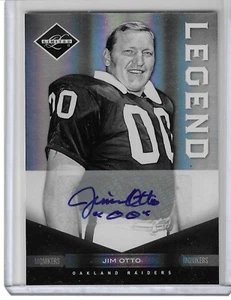 Jim Otto 2011 Panini Limited Legend Auto HOF /30 #109 Autograph  - Picture 1 of 2