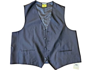 Midtown Man Formal Wear Black Vest XL Extra large - Picture 1 of 7
