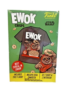 Camiseta Funko Adulto en Star Wars Coleccionable Ewok Crisps Cereal Caja Talla Pequeña NUEVA - Imagen 1 de 9