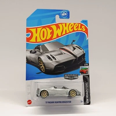 2023 - '17 Pagani Huayra Roadster ZAMAC Hot Wheels 1/64 - (Esclusiva America) - Immagine 1 di 2