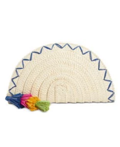 I.N.C. Straw Taco Clutch - Color Natural - Picture 1 of 5