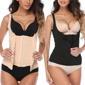Body Shaper Vest Waist Trainer Cincher Underbust Corset Shaper Slimming Fajas US - Picture 1 of 20