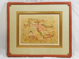 Edna Hibel SAMPAN Signed Numbered Lithograph (SLH3) - Picture 1 of 18