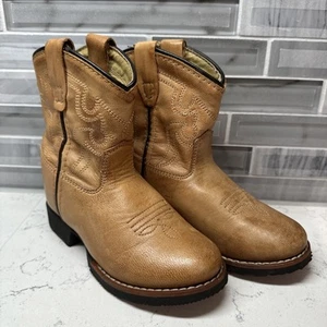 Cody James Toddler Size 6.5 D Brown Leather Cowboy Western Boots 43134T NWOT - Picture 1 of 20