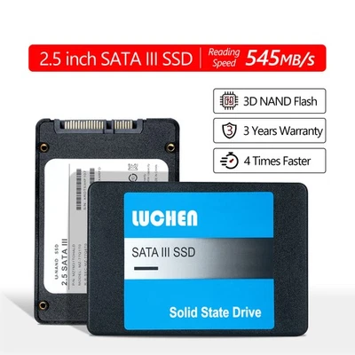 1/2/4TB SSD 2,5" Intern 545MB/s Lesen 530MB/s Schreiben 1920 TBW - Bild 1 von 4