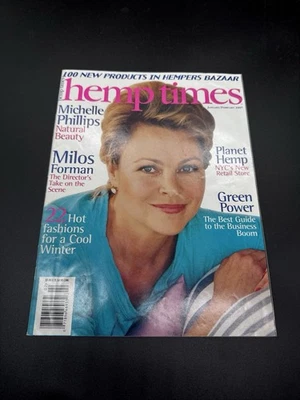 Hemp Times Magazine  Vintage Michelle Phillips 1997 Social Issues - Image 1 of 2