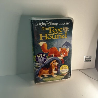 The Fox and The Hound Walt Disney Black Diamond 1994 VHS Video NEW SEALED - Image 1 of 3