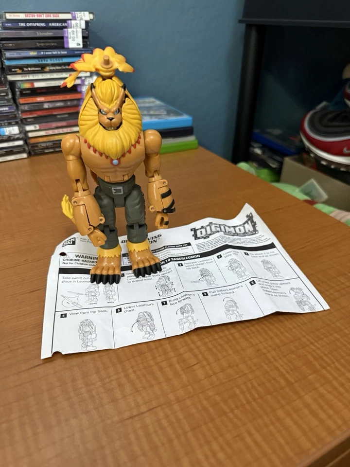 Bandai Digimon Leomon Digivolving King of Beasts 2001 con instrucciones Foto 1 de 4