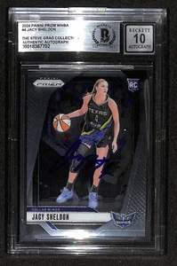 Jacy Sheldon 2024 Panini Prizm WNBA RC #4 BECKETT AUTO GRADE 10 - Picture 1 of 3