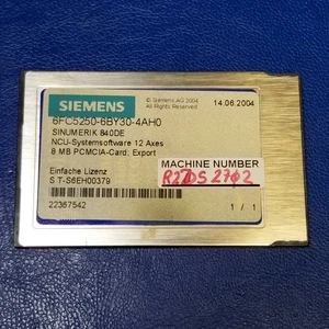 TARJETA DE SOFTWARE SIEMENS NCU 6FC5250-6BY30-4AH0 VER 06.03.24 SINUMERIK 12 EJES 840D - Imagen 1 de 4