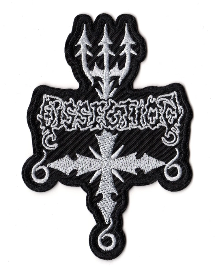 Dissection Sew-on Patch | Swedish Melodic Black-Death Black Metal Band Logo - Image 1 of 1