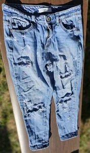 Kancan Highrise Junior Blue Denim Size 5 - Picture 1 of 4