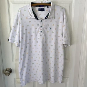William Murray Shot Dots Print Golf Polo Shirt Men’s L - Retired Spring 2018 - Picture 1 of 15